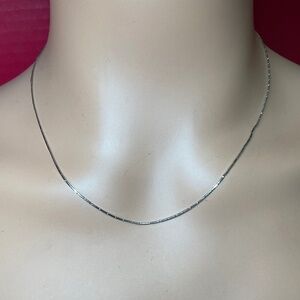 LIRM Sterling Silver Necklace / Chain. 18 inches long